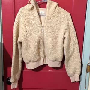 Aerie Offline Sherpa Zip Up Hoodie